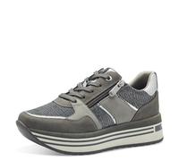 MARCO TOZZI Sneaker da Donna Laced 2-23721-43, Scarpe da Ginnastica, Dk Grey Comb, 40 EU