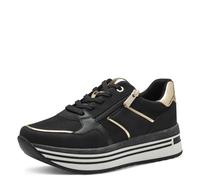 Marco Tozzi Sneaker da Donna con Lacci 2-23721-43, Pettine Nero, 36 EU