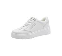 MARCO TOZZI Sneaker da Donna Morbido Feel Me Soletta Estraibile Morbida Fodera Interna di Tendenza, Bianco (White Comb), 42 EU