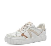 MARCO TOZZI Damen Sneaker 2-23703-44, Scarpe da Ginnastica Donna, White/Dune, 36 EU