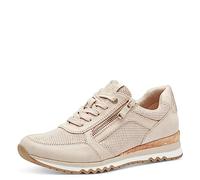 MARCO TOZZI sneaker da donna piatte e vegane per il tempo libero color beige (dune comb) 36 EU