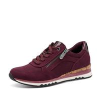 Marco Tozzi Sneaker da Donna Piatte Vegan Tempo Libero, Mulberry Comb, 40 EU
