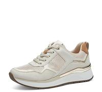 MARCO TOZZI Sneakers Donna Basse Eleganti con Lacci, Cream Comb, 37 EU