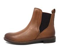 MARCO TOZZI Stivaletti Chelsea Donna in Pelle Bassi, Muscat, 38 EU