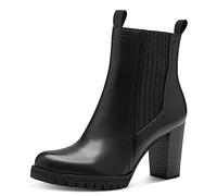 MARCO TOZZI Stivaletti Chelsea Donna in Pelle con Tacco, Black, 37 EU