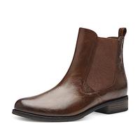 MARCO TOZZI Stivaletti Chelsea Donna in Pelle Sintetica Bassi, Cafe, 36 EU