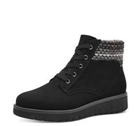 MARCO TOZZI Stivaletti da Donna con Lacci 2-25228-41, Stivali alla Moda, Pettine Nero, 41 EU