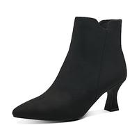 MARCO TOZZI stivaletti da donna con tacco, design a punta e zip color nero (black) 41 EU