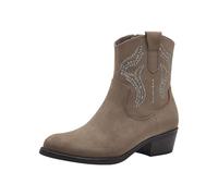 MARCO TOZZI Stivaletti da Donna con Zip e Slip 2-25323-43, Stivali Western, Pietra, 39 EU
