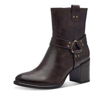MARCO TOZZI Stivaletti da Donna con Zip e Slip 2-25393-43, Stivali alla Moda, Cafe Antic, 41 EU