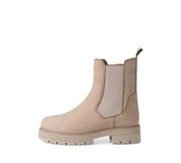MARCO TOZZI Stivaletti da Donna con Zip e Slip 2-25461-43, Tortora Nubuck, 38 EU