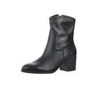 MARCO TOZZI stivaletti da donna in pelle con tacco e zip color nero (black) 36 EU