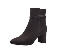 MARCO TOZZI stivaletti da donna vegani con tacco e design a punta color grigio (anthracite) 38 EU