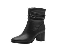 MARCO TOZZI stivaletti da donna vegani con tacco e zip color nero (black) 39 EU