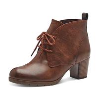 MARCO TOZZI Stivaletti Donna con Lacci Eleganti, Cognac Comb, 38 EU