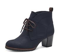 MARCO TOZZI Stivaletti Donna con Lacci Eleganti con Tacco a Blocco, Dk.Navy Comb, 40 EU