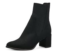 MARCO TOZZI Stivaletti Donna con Tacco Eleganti con Fascetta in Tessuto, Black, 38 EU