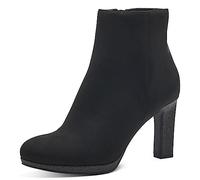 MARCO TOZZI Stivaletti Donna con Tacco Eleganti con Zip, Black Comb, 40 EU