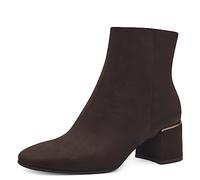 MARCO TOZZI Stivaletti Donna con Tacco Eleganti Tacco a Blocco, Mocca, 39 EU