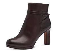 MARCO TOZZI Stivaletti Donna con Tacco in Pelle Sintetica Eleganti, Cafe Comb, 40 EU