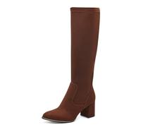 MARCO TOZZI stivali alti ed eleganti da donna con tacco e design a punta color marrone (cognac) 37 EU