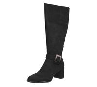 Marco Tozzi Stivali In Tessuto Con Cerniera Nero - Donna Scarpe Stivali