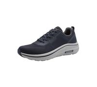 MARCO TOZZI Uomo Sneaker Leggero Soletta Estraibile ottimale distribuzione del Peso Elastica Allacciatura Moderno, Blu (Navy), 43 EU