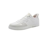 MARCO TOZZI Uomo Sneaker Soletta Estraibile Elastica Allacciatura Stiloso, Bianco (White), 43 EU