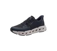 MARCO TOZZI Uomo Sneaker Soletta Estraibile Leggero Elastica Allacciatura Stiloso, Blu (Navy), 41 EU