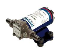 Marco UP2-P 12V Pompa ad ingranaggi autoadescante - 10 L/min, 1.5 Bar, IP67, PEEK, alloggiamento in nichel, Made in Italy