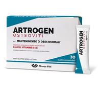 Marco Viti - Artrogen Osteoviti Calcio, Vitamina D e Vitamina K Confezione 30 Bustine Orosolubili (Scadenza Prodotto 11/2025)