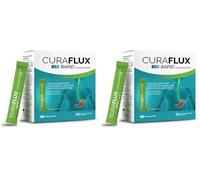 Marco Viti CURAFLUX RAPID Sospensione Orale 30 Stick Pack da 10 ml - Con Sodio Alginato, Bicarbonato e Calcio Carbonato, Sollievo Rapido da Reflusso, Bruciore, Iperacidità, Ideale per Digestione