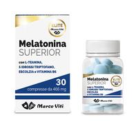Marco Viti Elite Melatonina Superior - Integratore alimentare per il riposo notturno, 30 compresse