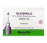 Marco Viti Glicerolo Prima Infanzia – Soluzione rettale con Camomilla e Malva 6x2,25 g