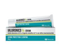 Marco Viti - Ialuronico AG Crema, 25 g, Acido Ialuronico 0,2% e Argento Metallico 0,1%, Azione Protettiva e Antibatterica, Lenitiva e Calmante, Per Pelli Reattive, Zone Circostritte di Viso e Corpo