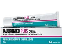 Marco Viti - Ialuronico Plus Crema, 25 g, Acido Ialuronico ad Elevata Concentrazione 0,4%, Idratazione Profonda, Rigenerante e Protettivo, Ideale per Pelle Secca e Arrossata, Formula Leggera