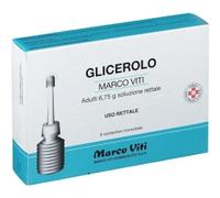 Marco Viti - Marco Viti Glicerolo Adulti 6,75 gr - Soluzione Rettale Contro La Stitichezza Con Camomilla E Malva 6 Contenitori Monodose