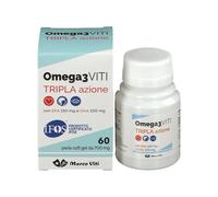 Marco Viti Marco Viti Omega 3 Viti Tripla Azione 60 Perle - Integratore Per Le Funzione Cardiaca E Cerebrale