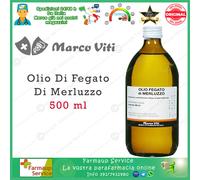 Marco Viti Olio Di Fegato Di Merluzzo Integratore Vitamina D 500 ml