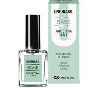 Marco Viti Unghiasil Base Protettiva 3 in 1, Ripara, Protegge, Rivitalizza le Unghie - 10 ml