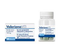 Marco Viti Valeriana Viti - Integratore alimentare per lo stress e il sonno, 30 compresse