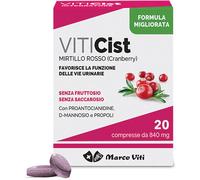 Marco Viti Integratore VitiCist Mirtillo Rosso per le vie urinarie 20 compresse