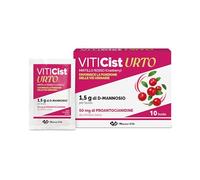 Marco Viti Viticist Urto, 10 Bustine da 3,5 g, Integratore con Cranberry, Uva Ursina, Altea e 1,5 g D-Mannosio, Supporto Vie Urinarie, Senza Glutine, Lattosio e Zuccheri