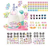 MARCONNI Kit per bambini per creare personaggi con palloncini | Gonfiatore manuale + 60 palloncini + 90 adesivi + accessori | giocattolo creativo per bambini | attività educativa e divertente