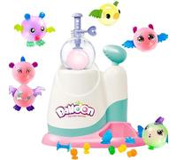 MARCONNI Kit per bambini per creare personaggi con palloncini | Gonfiatore manuale + 60 palloncini + 90 adesivi + accessori | giocattolo creativo per bambini | attività educativa e divertente