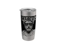 Marcus Aurelius Divertente Filosofia Ottenere Stoico Vintage Punk Bicchiere termico in acciaio inox doppia parete