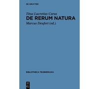 Marcus Deufert De rerum natura (Copertina rigida)