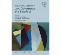 Marcus Duwell Research Handbook on Law, Governance and Bioeth (Copertina rigida)