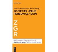Marcus Lutter Societas Unius Personae (Sup) (Copertina rigida)