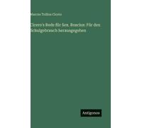 Marcus Tullius Cicero Cicero's Rede für Sex. Roscius (Copertina rigida)
